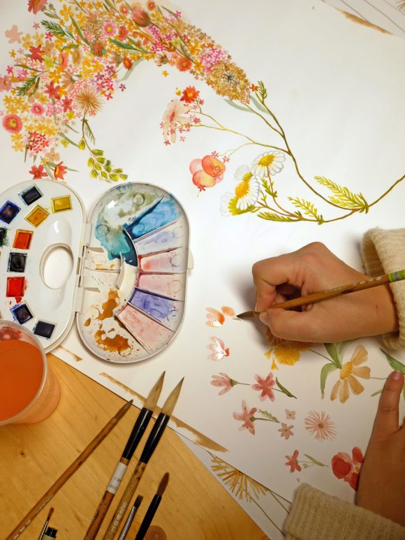 Peindre le linge de maison: méthode et idées - BnbStaging le blog